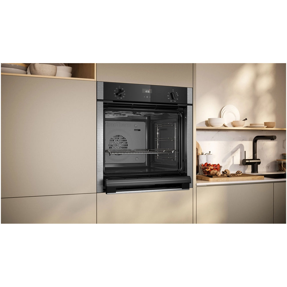 neff-b3ace4an3b-n50-slide-hide-60cm-built-in-electric-single-oven-stainless-steel-a-rated-1168077907 Neff B3ACE4AN3B N50 Slide & Hide 60cm Built In Electric Single Oven Stainless Steel A+ Rated - Image 3