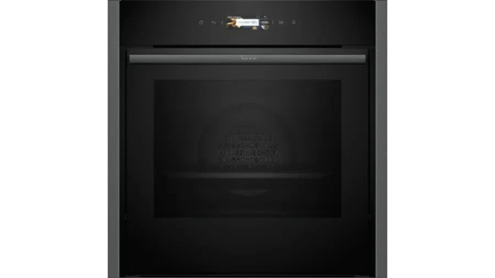 Neff B54CR31G0B N70 Slide and Hide Built-In Electric Single Oven Graphite Grey - Image 1
