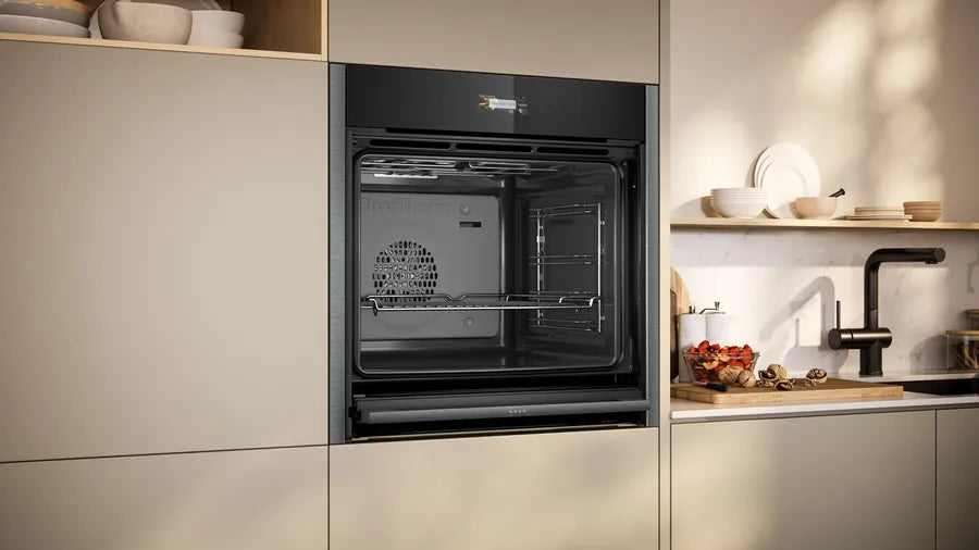 neff-b54cr31g0b-n70-slide-and-hide-built-in-electric-single-oven-graphite-grey-graphite-grey-1082417502 Neff B54CR31G0B N70 Slide and Hide Built-In Electric Single Oven Graphite Grey - Image 4