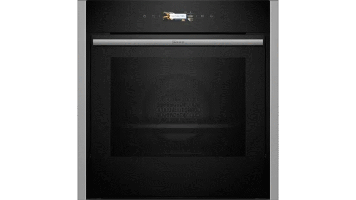 Neff B54CR31N0B N70 Slide and Hide Built-In Electric Single Oven Stainless Steel - Image 1