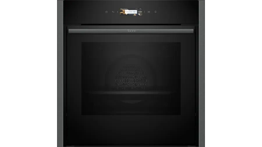 neff-b54cr71g0b-n70-slide-and-hide-built-in-electric-single-oven-graphite-grey-graphite-grey-1082417528 Neff B54CR71G0B N70 Slide and Hide Built-In Electric Single Oven Graphite Grey - Image 2