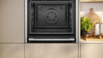 Neff B54CR71N0B N70 Slide and Hide Built-In Electric Single Oven Stainless Steel - Image 3