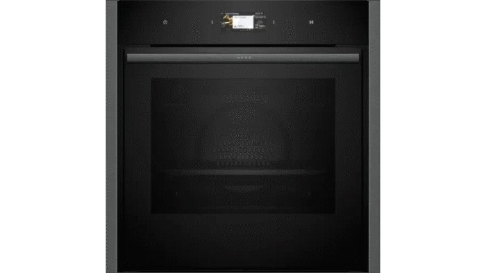 Neff B64CS51G0B N90 Slide and Hide Built-In Electric Single Oven Graphite - Image 1