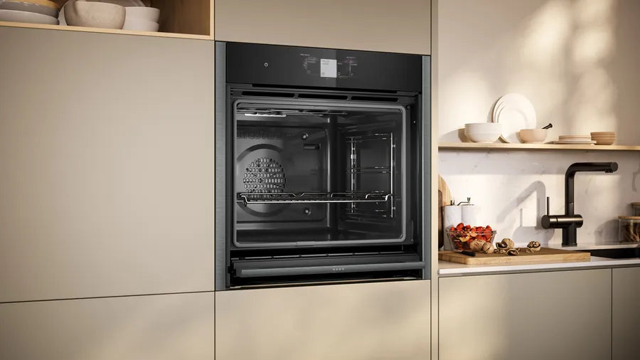 neff-b64ct73g0b-n90-slide-and-hide-built-in-electric-single-oven-graphite-1082417666 Neff B64CT73G0B N90 Slide and Hide Built-In Electric Single Oven Graphite - Image 4