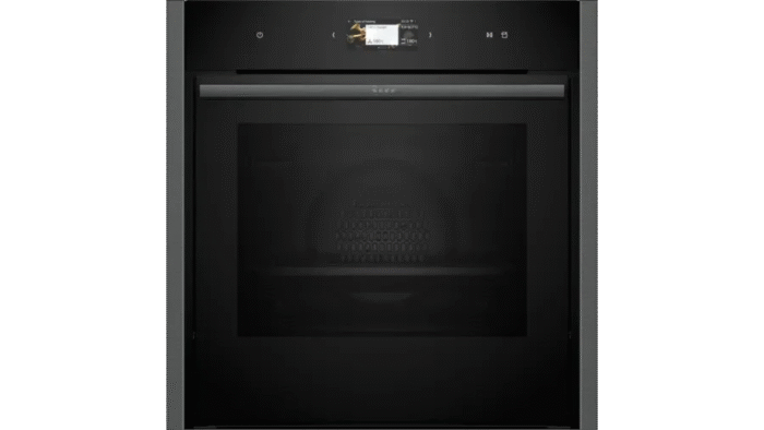 Neff B64FS31G0B N90 Slide and Hide Built-In Electric Single Oven Graphite - Image 1