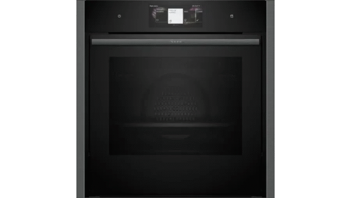 Neff B64FT53G0B N90 Slide and Hide Built-In Electric Single Oven Graphite - Image 1