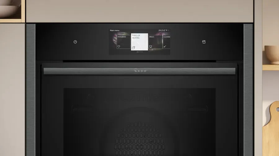 neff-b64ft53g0b-n90-slide-and-hide-built-in-electric-single-oven-graphite-1082417706 Neff B64FT53G0B N90 Slide and Hide Built-In Electric Single Oven Graphite - Image 2