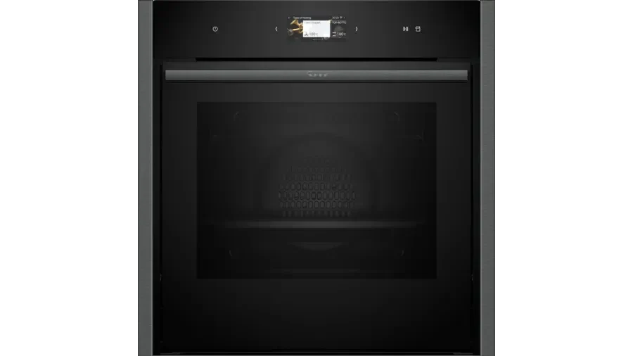 neff-b64vs71g0b-n90-slide-and-hide-built-in-electric-single-oven-graphite-1082417732 Neff B64VS71G0B N90 Slide and Hide Built-In Electric Single Oven Graphite - Image 1
