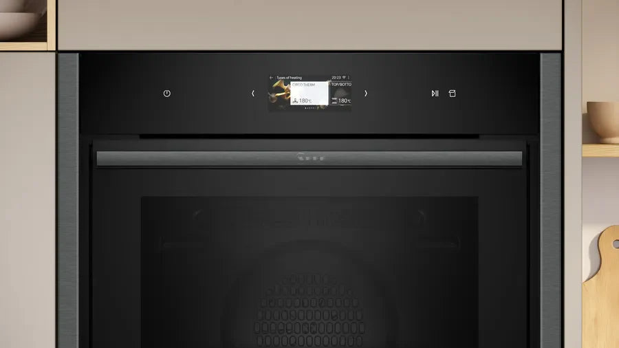 neff-b64vs71g0b-n90-slide-and-hide-built-in-electric-single-oven-graphite-1082417734 Neff B64VS71G0B N90 Slide and Hide Built-In Electric Single Oven Graphite - Image 2
