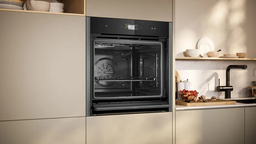 neff-b64vs71g0b-n90-slide-and-hide-built-in-electric-single-oven-graphite-1082417737 Neff B64VS71G0B N90 Slide and Hide Built-In Electric Single Oven Graphite - Image 4