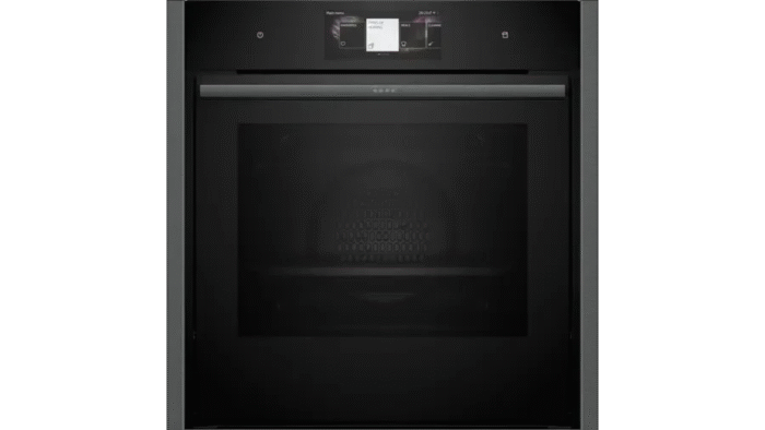 Neff B64VT73G0B N90 Slide and Hide Built-In Electric Single Oven Graphite - Image 1