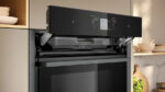 Neff B64VT73G0B N90 Slide and Hide Built-In Electric Single Oven Graphite - Image 3