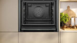 Neff B64VT73G0B N90 Slide and Hide Built-In Electric Single Oven Graphite - Image 4