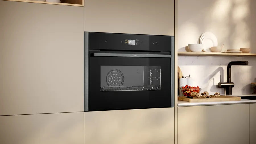 neff-c24fs31g0b-n90-built-in-electric-compact-oven-with-steam-function-1082417854 Neff C24FS31G0B N90 Built-In Electric Compact Oven with Steam Function - Image 7