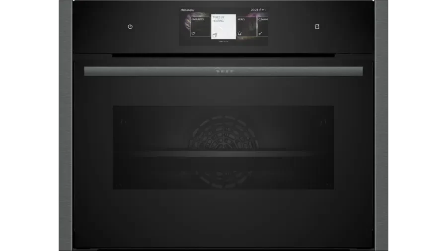 neff-c24ft53g0b-n90-built-in-electric-compact-oven-with-steam-function-1082417871 Neff C24FT53G0B N90 Built-In Electric Compact Oven with Steam Function - Image 1