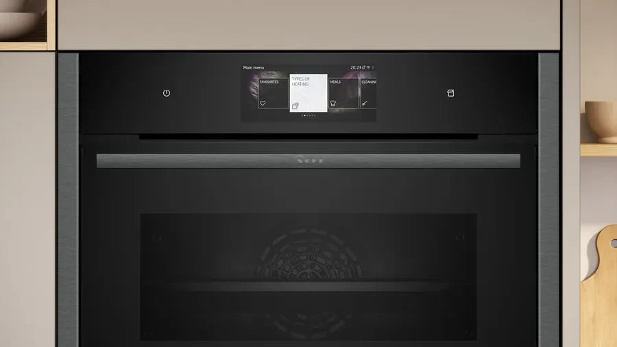 neff-c24ft53g0b-n90-built-in-electric-compact-oven-with-steam-function-1082417872 Neff C24FT53G0B N90 Built-In Electric Compact Oven with Steam Function - Image 2
