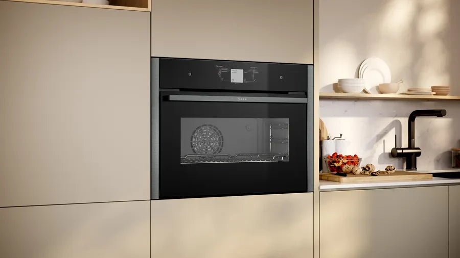 neff-c24ft53g0b-n90-built-in-electric-compact-oven-with-steam-function-1082417885 Neff C24FT53G0B N90 Built-In Electric Compact Oven with Steam Function - Image 9