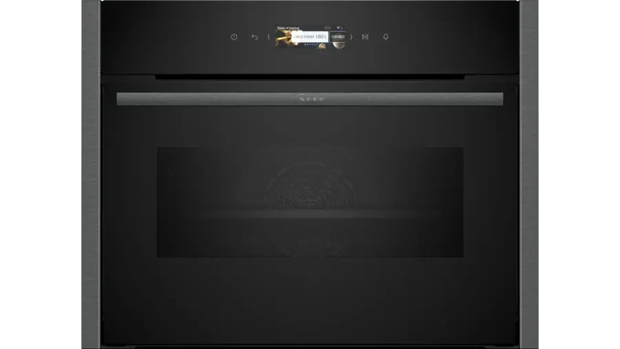 neff-c24mr21g0b-n70-built-in-compact-oven-with-microwave-function-graphite-graphite-grey-1082417908 Neff C24MR21G0B N70 Built-In Compact Oven with Microwave Function Graphite - Image 1