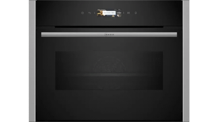Neff C24MR21N0B N70 Built-In Compact Oven with Microwave Stainless Steel - Image 1