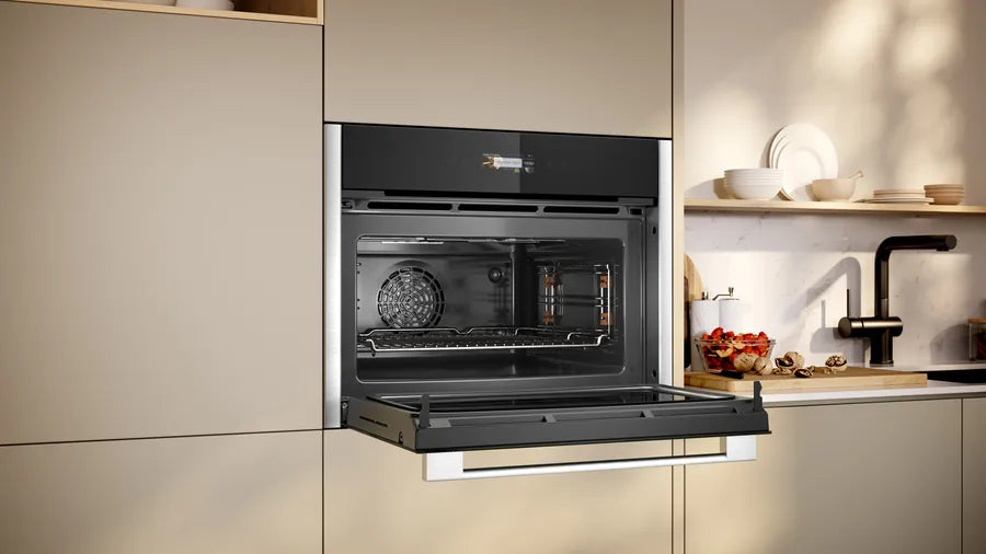 neff-c24mr21n0b-n70-built-in-compact-oven-with-microwave-stainless-steel-stainless-steel-1082417933 Neff C24MR21N0B N70 Built-In Compact Oven with Microwave Stainless Steel - Image 4