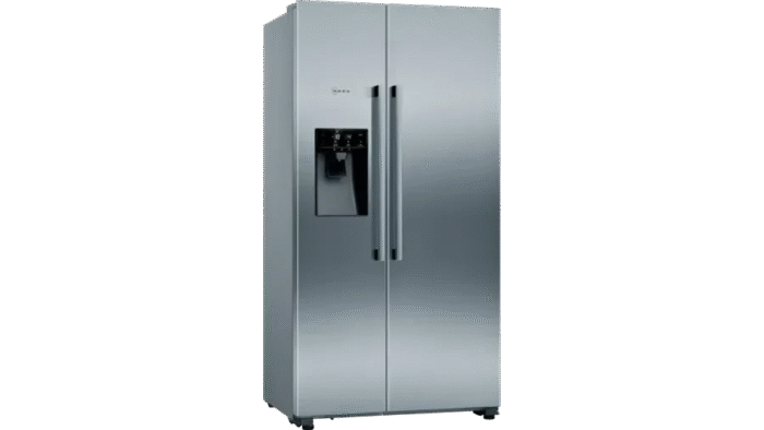 Neff N70 KA3923IE0G Frost Free Freestanding American Fridge Freezer Stainless Steel - Image 1