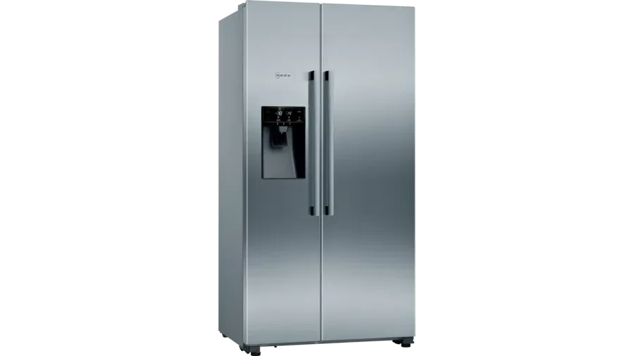 neff-n70-ka3923ie0g-frost-free-freestanding-american-fridge-freezer-stainless-steel-1082418154 Neff N70 KA3923IE0G Frost Free Freestanding American Fridge Freezer Stainless Steel - Image 1