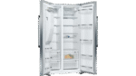 Neff N70 KA3923IE0G Frost Free Freestanding American Fridge Freezer Stainless Steel - Image 2
