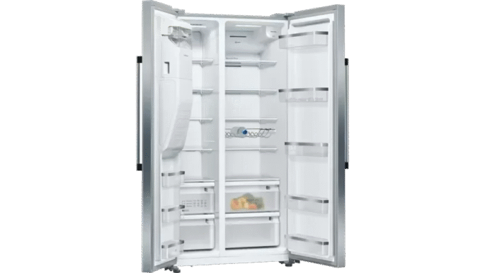 Neff N70 KA3923IE0G Frost Free Freestanding American Fridge Freezer Stainless Steel - Image 2
