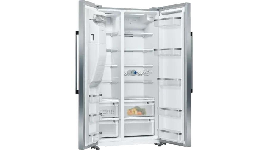 neff-n70-ka3923ie0g-frost-free-freestanding-american-fridge-freezer-stainless-steel-1082418155 Neff N70 KA3923IE0G Frost Free Freestanding American Fridge Freezer Stainless Steel - Image 2