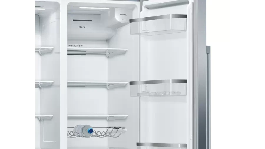 neff-n70-ka3923ie0g-frost-free-freestanding-american-fridge-freezer-stainless-steel-1082418158 Neff N70 KA3923IE0G Frost Free Freestanding American Fridge Freezer Stainless Steel - Image 5