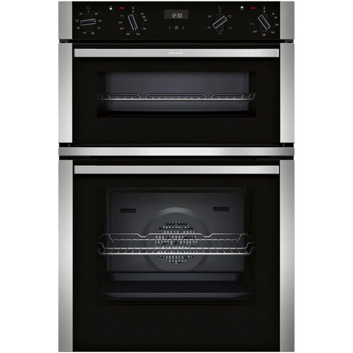 Neff U1ACE2AN3B N50 60cm Built In Electric Double Oven Stainless Steel - Image 1