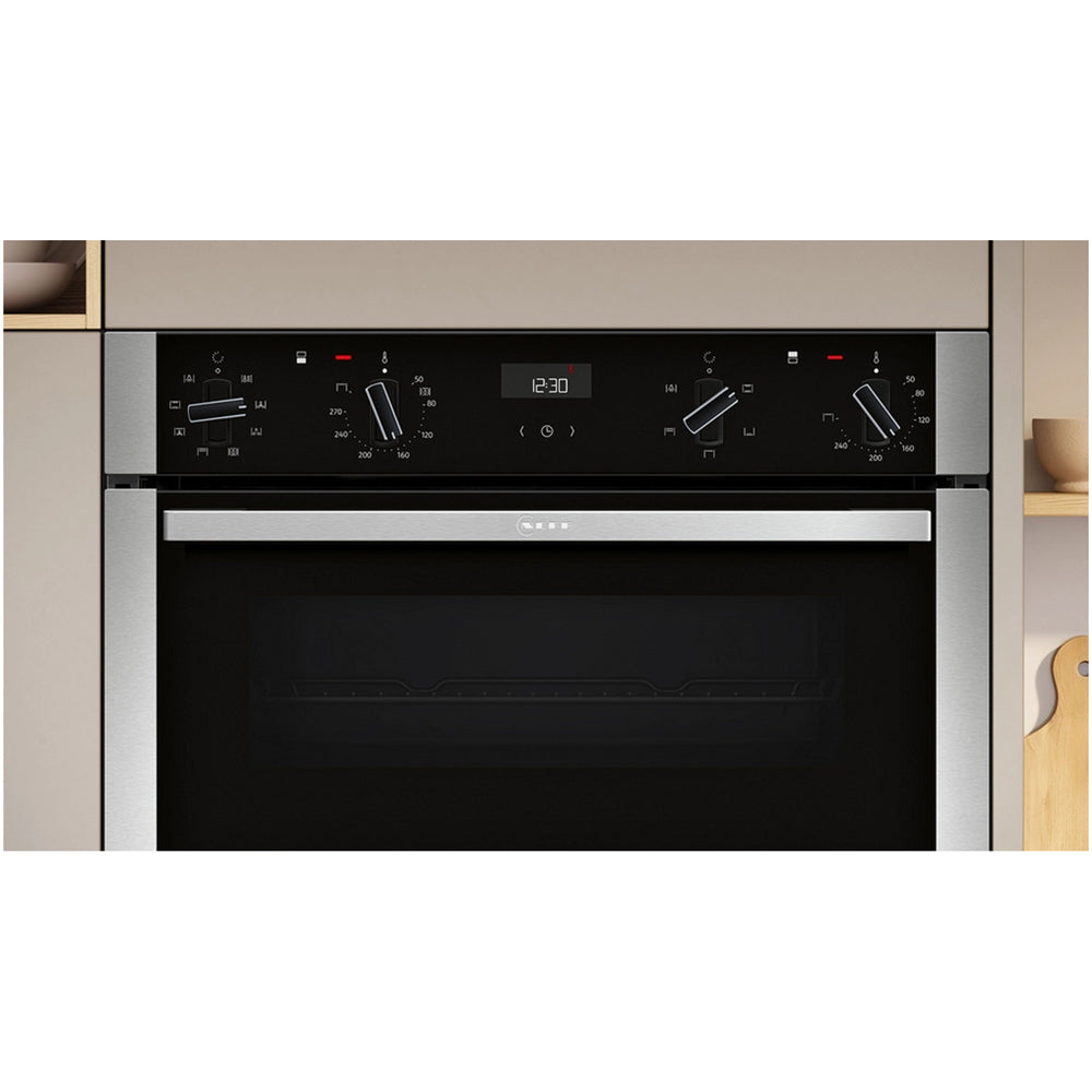 neff-u1ace2an3b-n50-60cm-built-in-electric-double-oven-stainless-steel-1167867871 Neff U1ACE2AN3B N50 60cm Built In Electric Double Oven Stainless Steel - Image 5