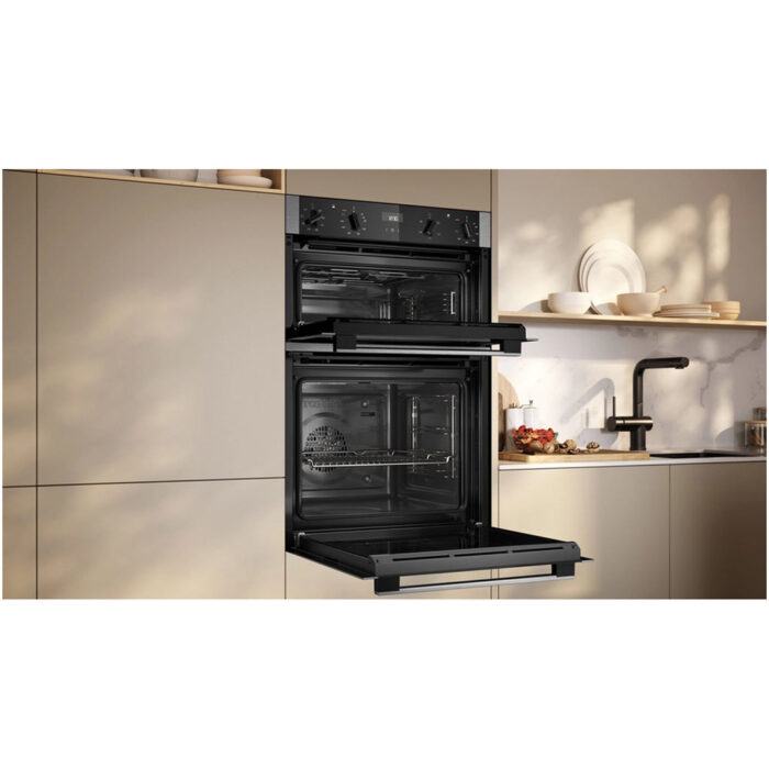 Neff U1ACE2AN3B N50 60cm Built In Electric Double Oven Stainless Steel - Image 3