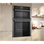 Neff U1ACE2AN3B N50 60cm Built In Electric Double Oven Stainless Steel - Image 2