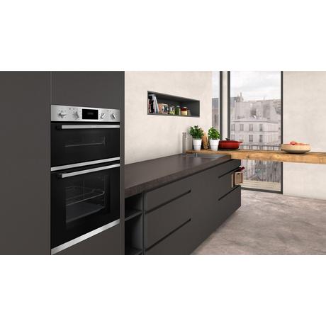 neff-u1gcc0an0b-n30-built-in-electric-double-oven-black-steel-black-1082418445 Neff U1GCC0AN0B N30 Built In Electric Double Oven Black & Steel - Image 3