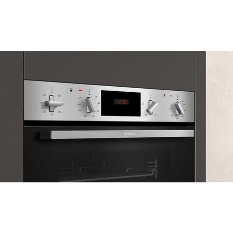 neff-u1gcc0an0b-n30-built-in-electric-double-oven-black-steel-black-1082418446 Neff U1GCC0AN0B N30 Built In Electric Double Oven Black & Steel - Image 4