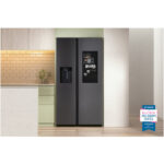 Samsung Bespoke AI RS90F66BEFEU Plumbed American Fridge Freezer with Family Hub Black - Image 11