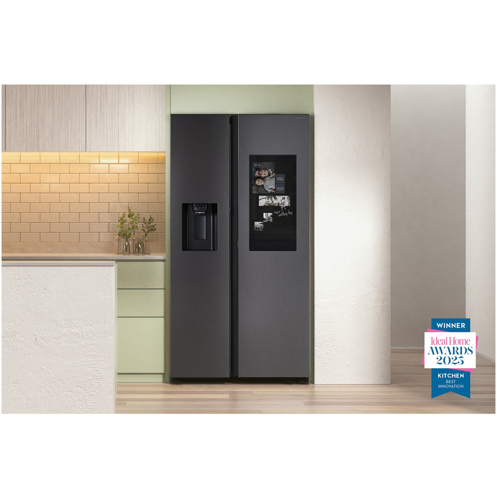 samsung-bespoke-ai-rs90f66befeu-plumbed-american-fridge-freezer-with-family-hub-black-1199105109 Samsung Bespoke AI RS90F66BEFEU Plumbed American Fridge Freezer with Family Hub Black - Image 11