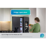 Samsung Bespoke AI RS90F66BEFEU Plumbed American Fridge Freezer with Family Hub Black - Image 6