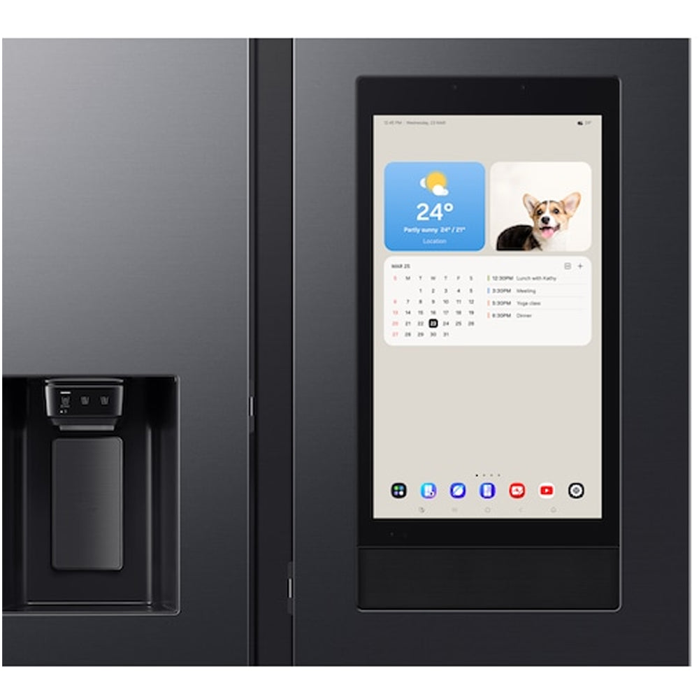 samsung-bespoke-ai-rs90f66befeu-plumbed-american-fridge-freezer-with-family-hub-black-1199105115 Samsung Bespoke AI RS90F66BEFEU Plumbed American Fridge Freezer with Family Hub Black - Image 5