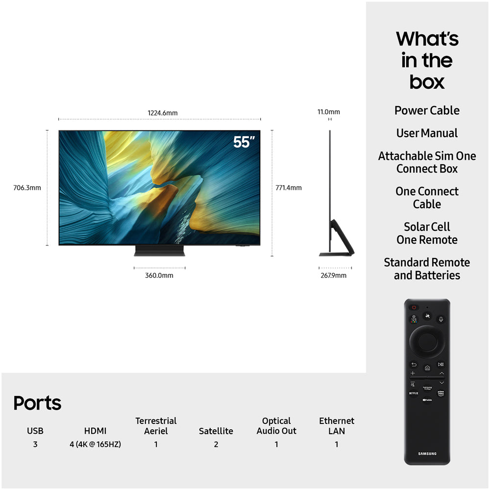 samsung-qe55s95fatxxu-55-inch-s95f-oled-4k-ultra-hd-hdr-smart-ai-tv-2025-55-inch-1157624710 Samsung QE55S95FATXXU 55 Inch S95F OLED 4K Ultra HD HDR Smart AI TV 2025 - Image 4