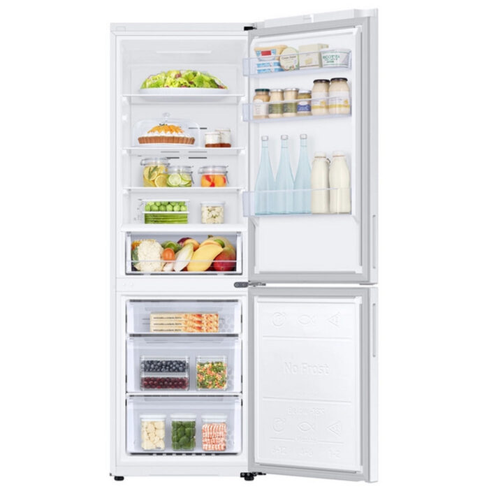 Samsung RB33B610EWWEU Series 5 SaceMax 344L Freestanding Fridge Freezer White - Image 2