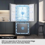 Samsung RF50C532EB1 Series 7 SpaceMax American Style Smart Fridge Freezer Black - Image 8