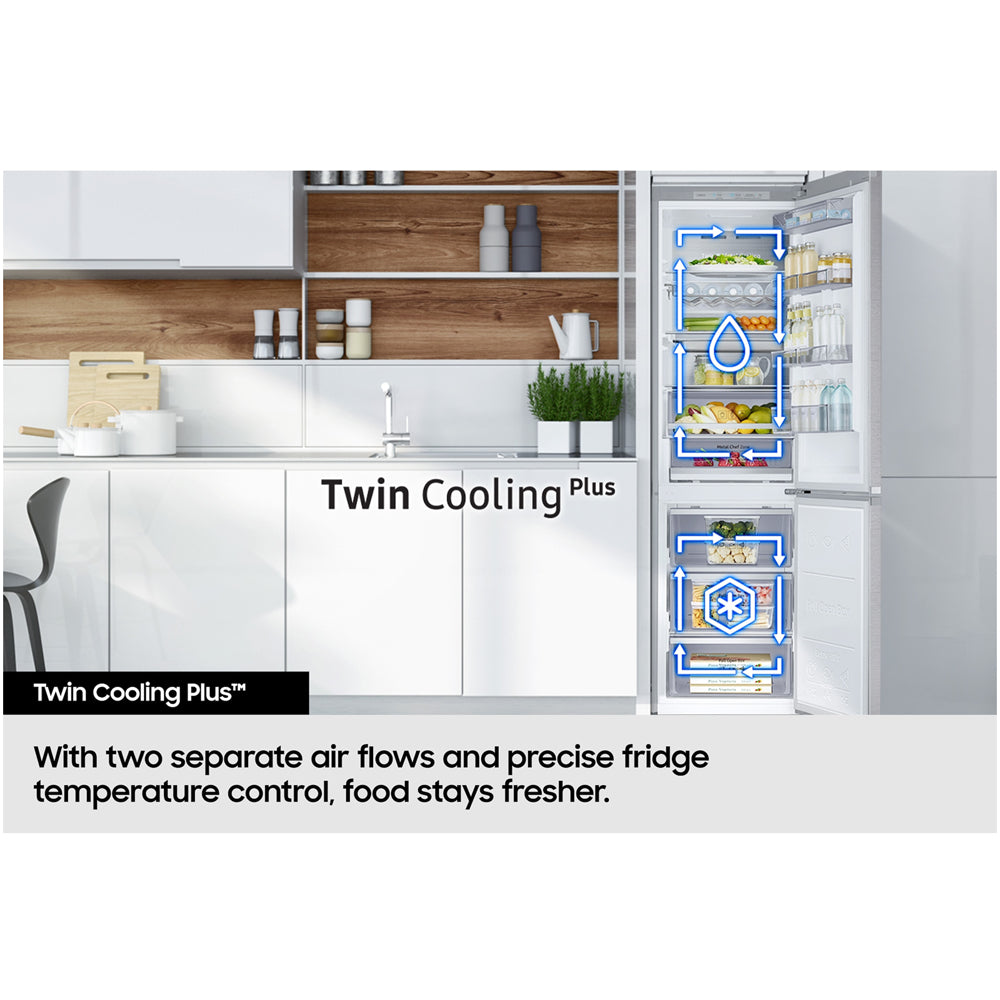 samsung-rl38c776asreu-bespoke-spacemax-387l-freestanding-frost-free-fridge-freezer-silver-1199292030 Samsung RL38C776ASREU Bespoke SpaceMax 387L Freestanding Frost Free Fridge Freezer Silver - Image 6