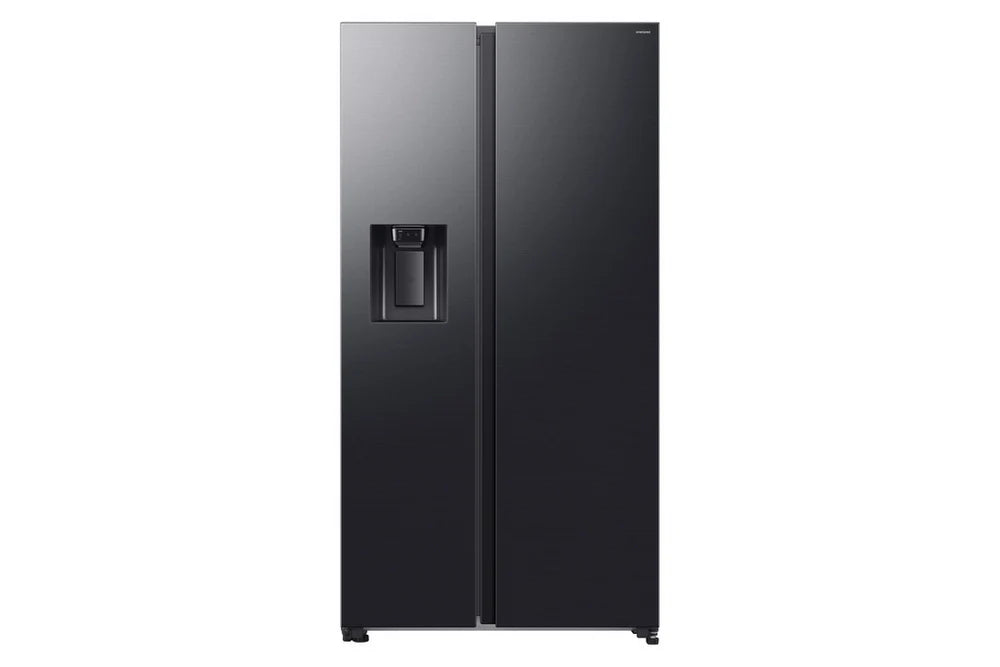 samsung-rs70f64kefeu-series-6-bespoke-ai-91cm-side-by-side-american-style-fridge-freezer-in-black-1166403552 Samsung RS70F64KEFEU Series 6 Bespoke AI 91cm Side by Side American Style Fridge Freezer in Black - Image 1