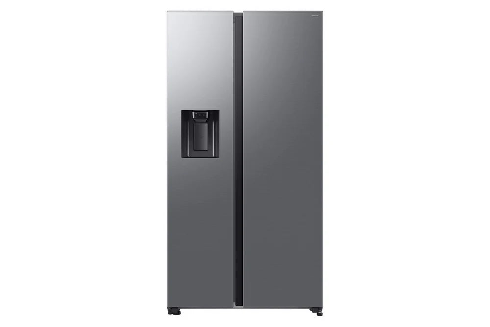 samsung-rs70f64keteu-series-6-bespoke-ai-91cm-side-by-side-american-style-fridge-freezer-in-silver-1166403563 Samsung RS70F64KETEU Series 6 Bespoke AI 91cm Side by Side American Style Fridge Freezer in Silver - Image 1
