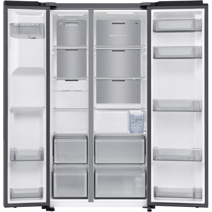 Samsung RS70F65KETEU Series 6 SpaceMax 640L American Style Smart Fridge Freezer - Silver - Image 4