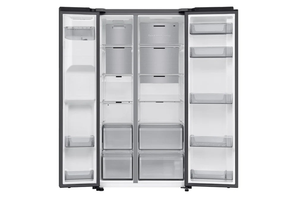 samsung-rs70f66kcfeu-bespoke-ai-series-7-91cm-side-by-side-american-style-fridge-freezer-in-black-1166403576 Samsung RS70F66KCFEU Bespoke AI Series 7 91cm Side by Side American Style Fridge Freezer in Black - Image 6