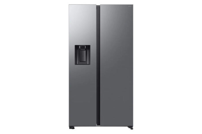 Samsung RS70F66KCTEU Series 7 Bespoke AI 91cm Side by Side American Style Fridge Freezer in Silver - Image 1