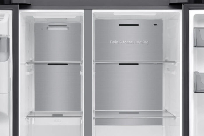 Samsung RS70F66KCTEU Series 7 Bespoke AI 91cm Side by Side American Style Fridge Freezer in Silver - Image 8